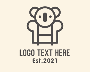 Australia - Koala Sofa Chair logo design