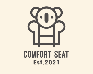 Koala Sofa Chair logo design