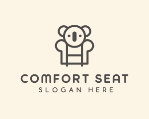 Koala Sofa Chair logo design