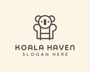 Koala Sofa Chair logo design