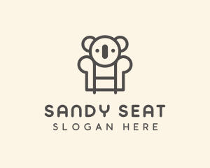 Koala Sofa Chair logo design