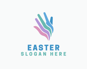 Colorful - Colorful Hand Charity logo design