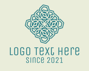 Interior Decor - Cube Pattern Decor logo design