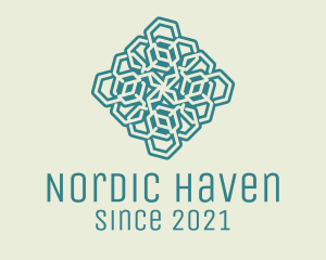 Nordic - Cube Pattern Decor logo design