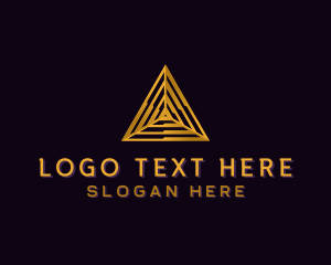 Abstract - Pyramid Technology Agency logo design