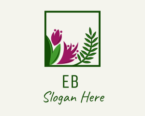 Environment - Natural Flower Fern logo design