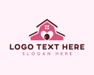 Shelter - Shelter Heart Home logo design