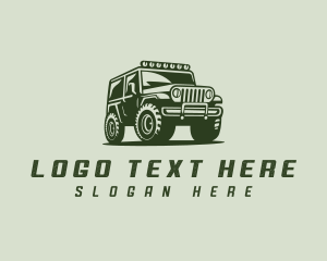 Sports Utility Vehicle - SUV Jeep Vehicle logo design