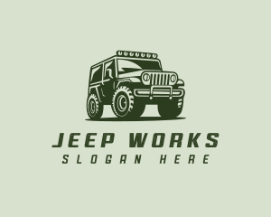 SUV Jeep Vehicle logo design