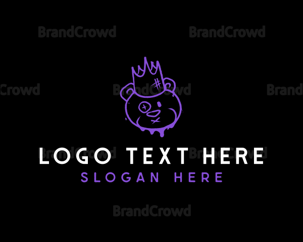 Graffiti Teddy Bear Logo