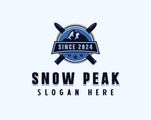 Skiing - Ski Snowboard Team logo design