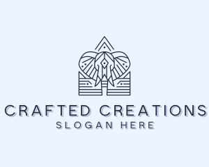 Artisanal - Artisanal Elephant Crest logo design