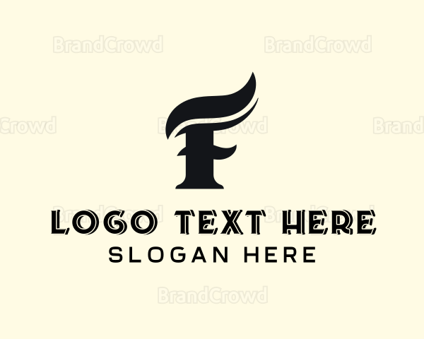Fashion Accessory Stylist Letter F Logo