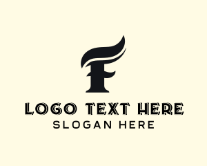 Accessory - Fashion Accessory Stylist Letter F logo design