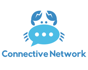 Meetup - Blue Crab Chat logo design