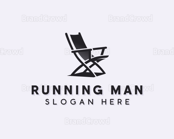 Folding Chair Furniture Logo