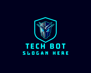 Robot - Gamer Technology Robot logo design
