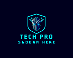 Technology - Gamer Technology Robot logo design