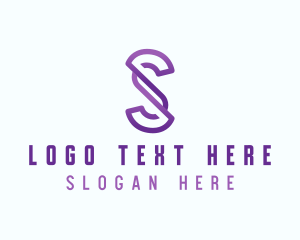 Creative Media Technology Letter S Logo
