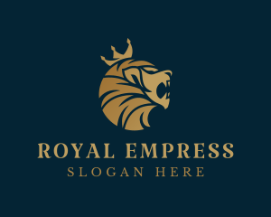 Lion Royal King logo design