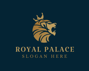 Lion Royal King logo design