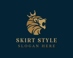 Lion Royal King logo design