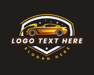 Pick Up Truck - Car Polish Detailing logo design