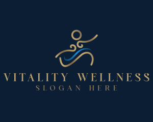 Deluxe Wellness Spa logo design