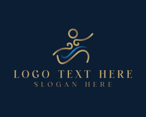 Elegant - Deluxe Wellness Spa logo design