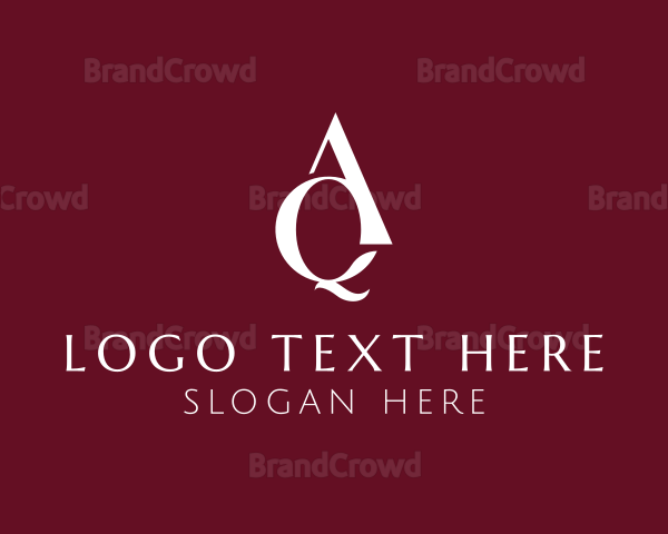 Stylish Clothing Studio Letter QA Logo