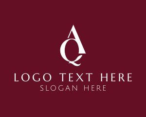 Typography - Stylish Clothing Studio Letter QA logo design