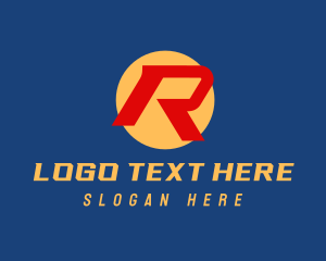 Superhero - Modern Letter R logo design