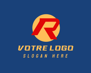 League - Modern Letter R logo design