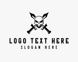 Skull Blade Weapon  Logo