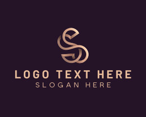 Golden - Luxury Boutique Jewelry Letter S logo design