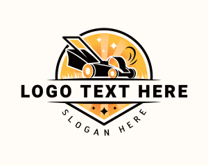 Yard - Mower Gardening Landscaping logo design