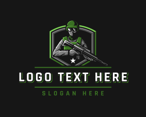 Competitive - Soldier Army Officer logo design