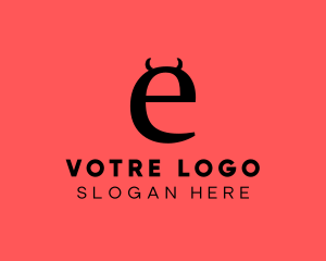 Naughty Letter E Logo