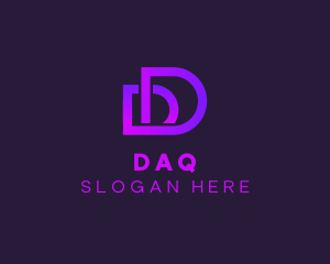 Professional Modern Letter D logo design