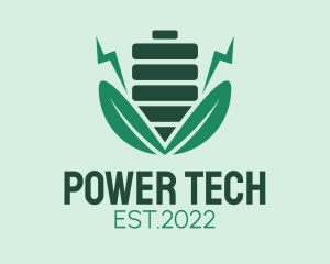 Power Plant - Natural Energy Technology logo design