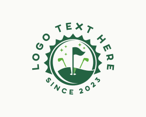 Country Club - Golf Flag Tournament logo design