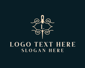 Knit - Needle Sewing Alteration logo design
