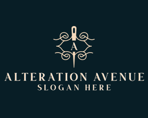 Needle Sewing Alteration logo design