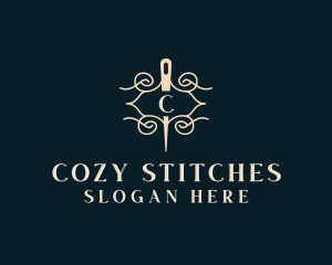 Needle Sewing Alteration logo design