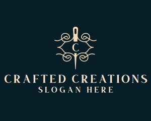 Needle Sewing Alteration logo design