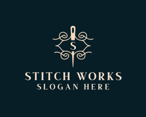 Needle Sewing Alteration logo design