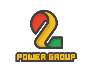 Multiple - Colorful Number 2 Tech logo design
