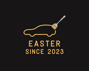 Eat - Food Pasta Car logo design