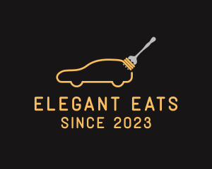 Food Pasta Car logo design