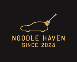 Spaghetti - Food Pasta Car logo design